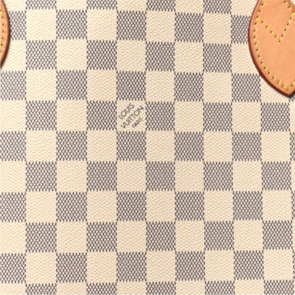 Damier Azur Neo Neverfull MM Rose Ballerine - Picture 12 of 12